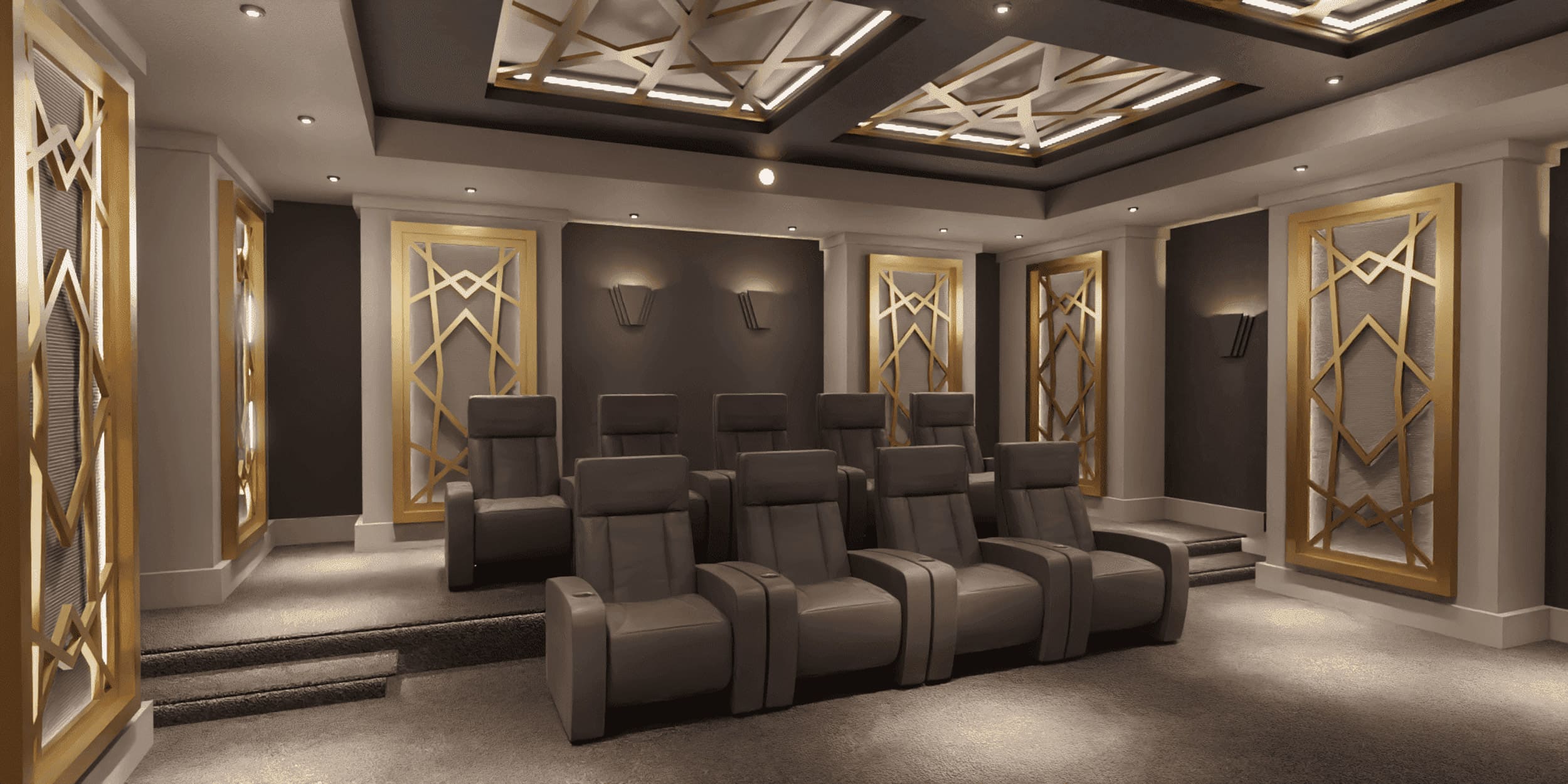 Luxurious Home Cinemas with Interior Designers
