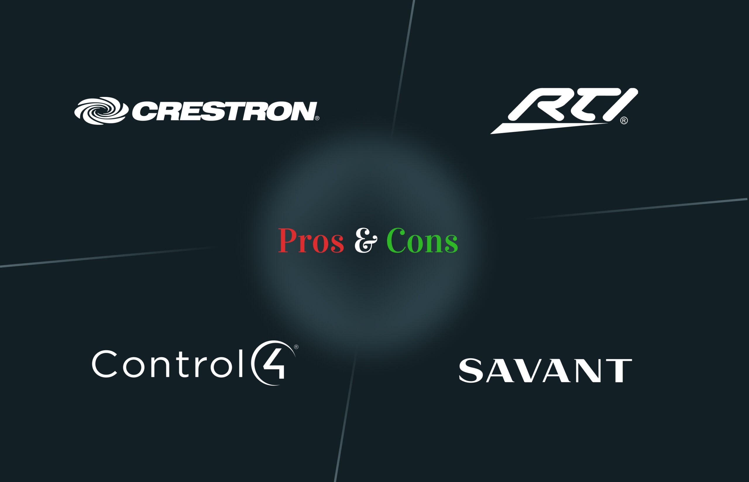 control4 vs crestron vs Savant vs RTi